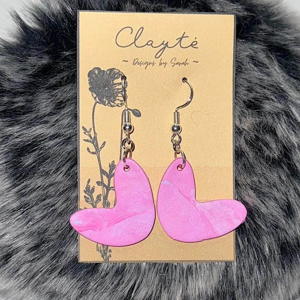 Polymer clay earrings 💕